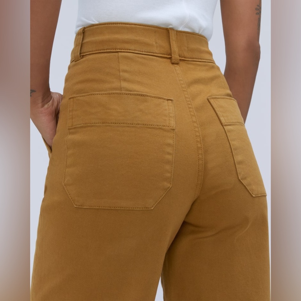 Everlane The Organic Wide-Leg Pant size 14 ColorTapenade